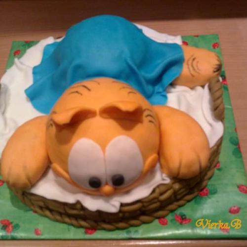 Garfield v košíku zasa..