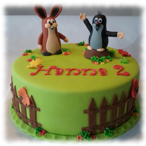 Krtko a zajo - už na torte