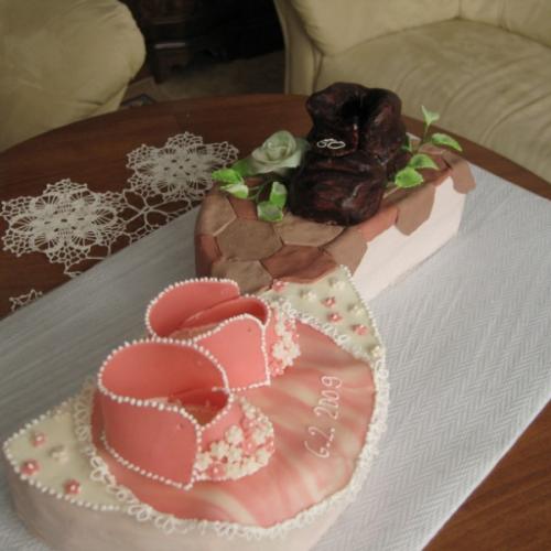 torta na dvojitú oslavu