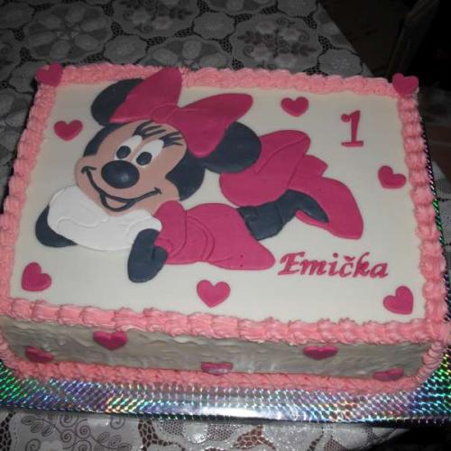 Myška Minnie čokoladová