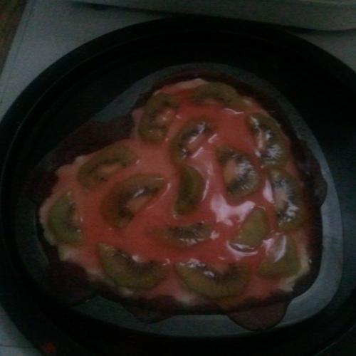 vanilkova torta s ovocim a zelatinou
