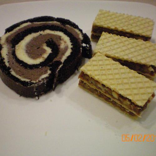 Zamatová roláda a grilážky