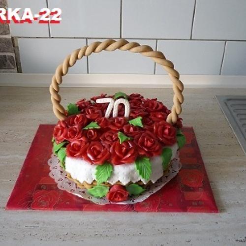 kosik ruzi k narodeninam