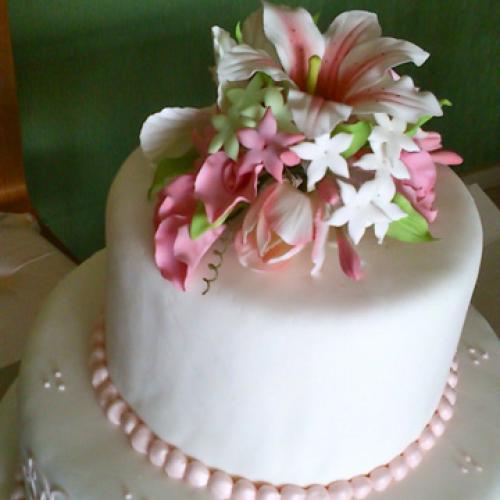 Moja kytička na nie mojej torte. :o)