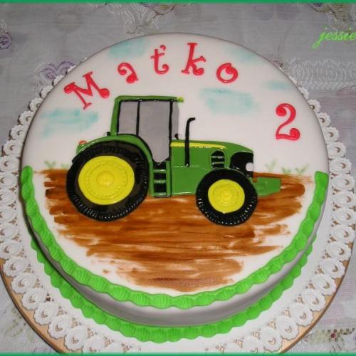 narodeninová s traktorom