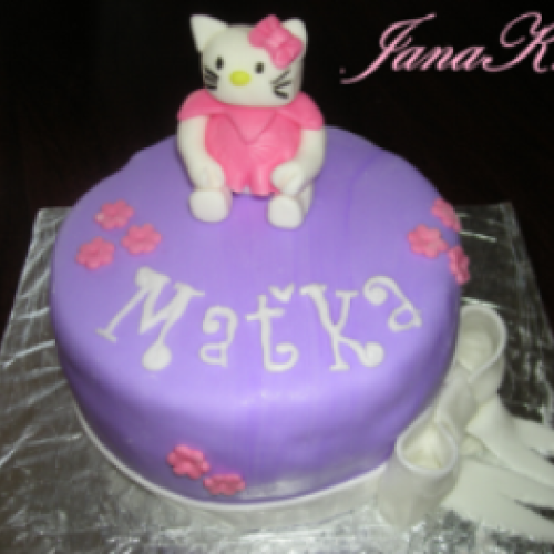 fialová hallo kitty
