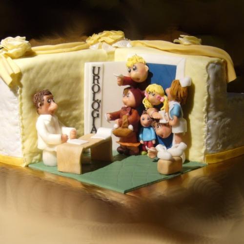 Narodeninova z druhej strany (torta pre urologa)