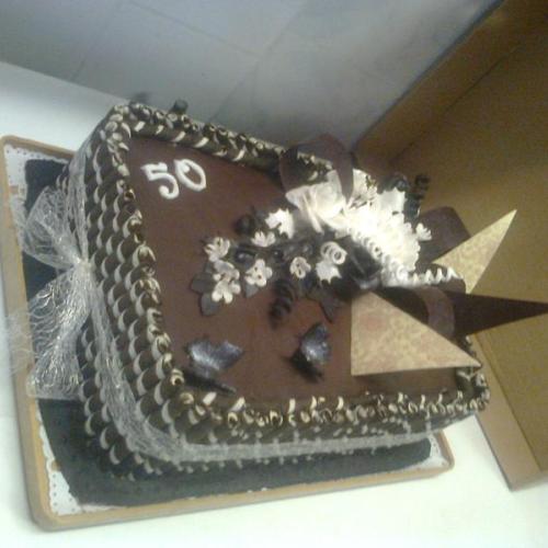 Čokoládová torta na 50-tku