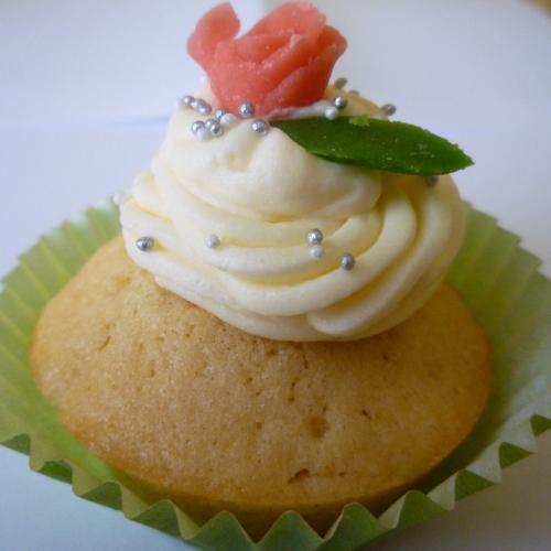 vanilkový cupcake