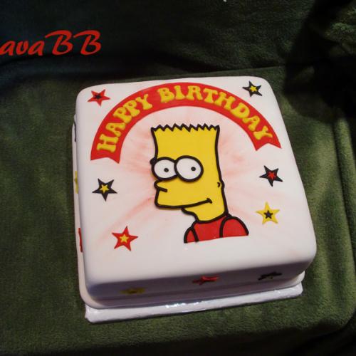 Bart SImpson - torta 216