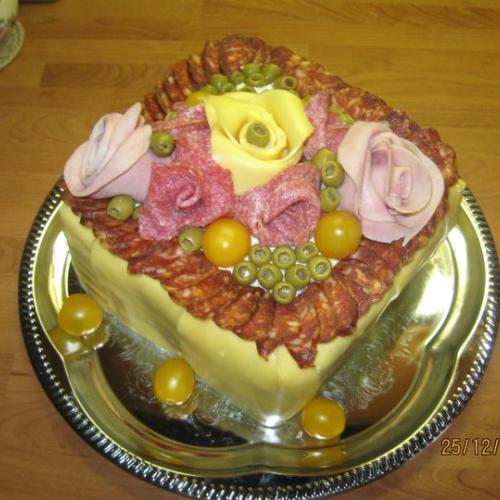 slaná torta