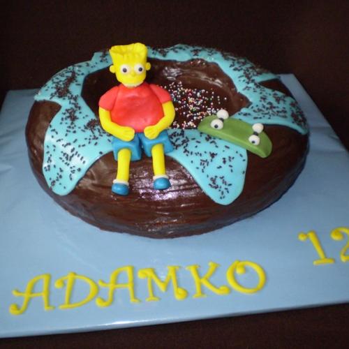 čoko šiška a Bart Simpson