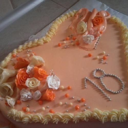 Čokoládovo-orechová torta