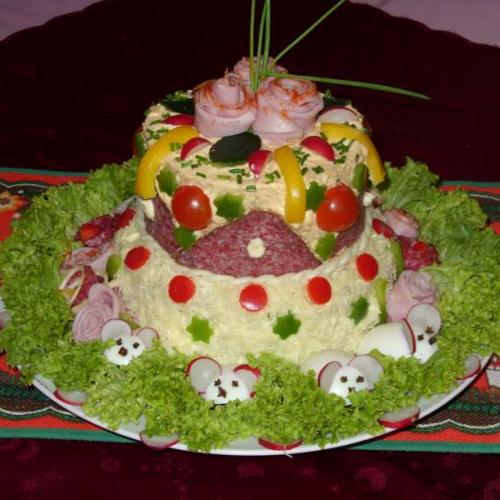 Slaná torta.