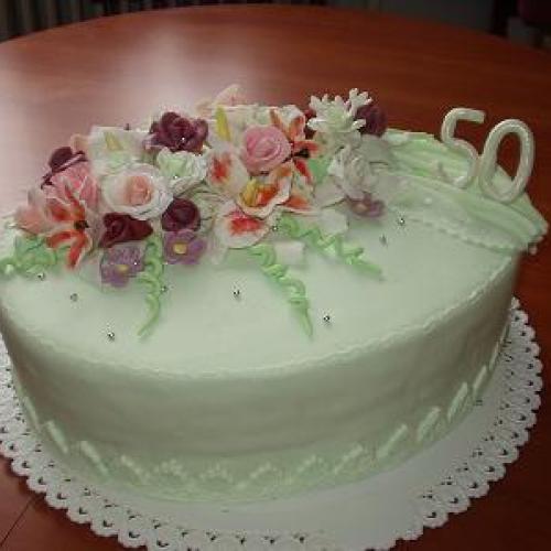 Torta k  50 narodeninám