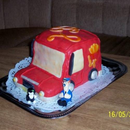 auto pro pošťáka pata