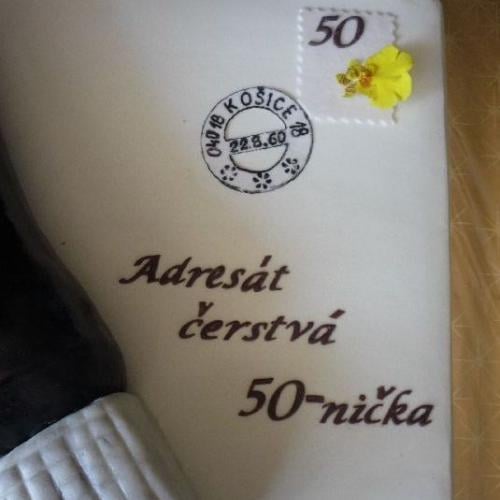 na oslavu 50-ky - detail