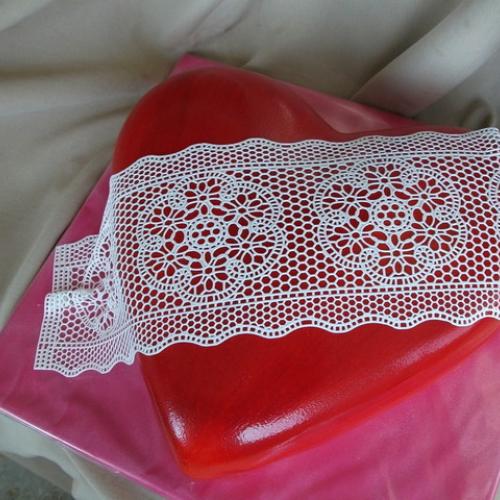 Srdce a moja prva krajka:-)