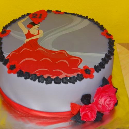 Pre tanečnicu flamenca