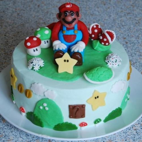 Super Mario cake