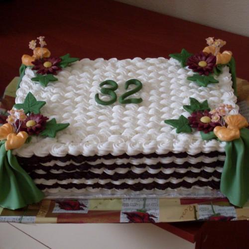 penová torta - narodeninová