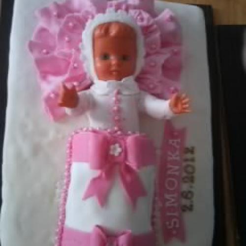 torta na krstiny