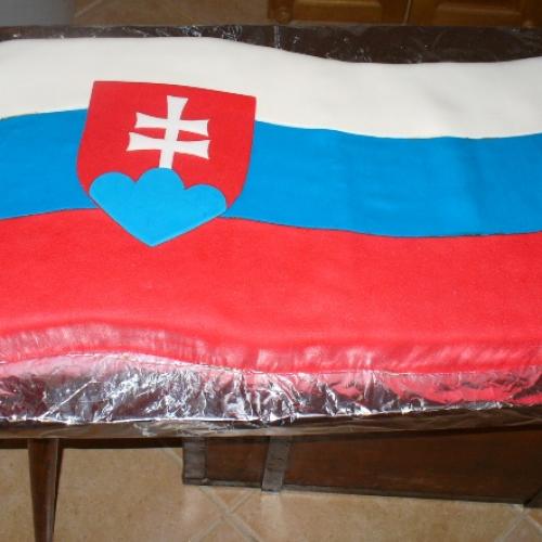 Vejúca Slovenská vlajka