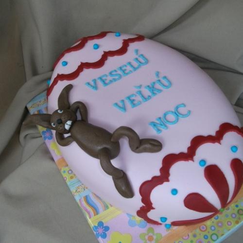Velkonočna kraslica a zajko