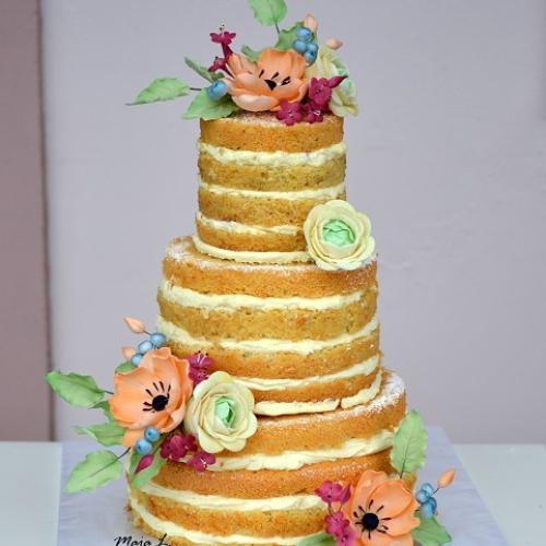 nahá torta na želanie nevesty