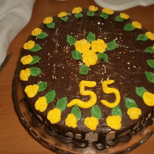 čokoládová na 55