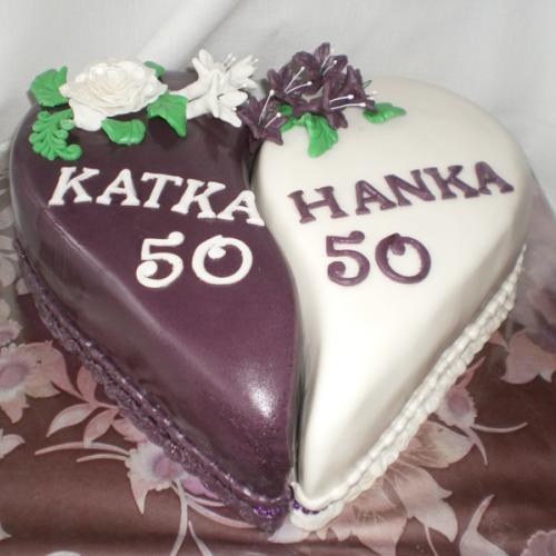 torta na 50 pre dvojičky