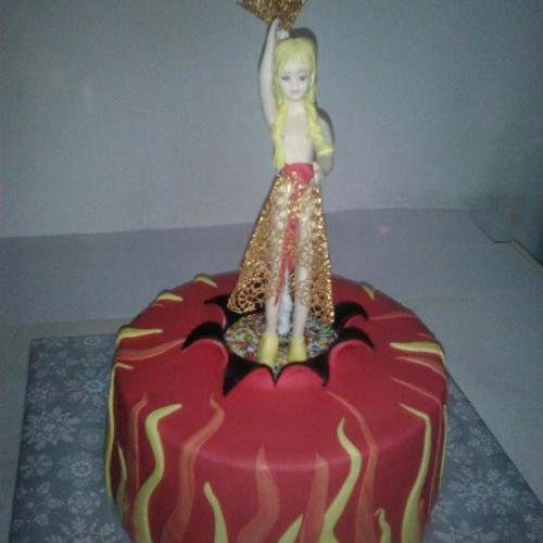 tanečnica na torte