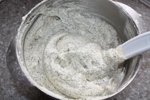 Jahodovo - maková torta - recept postup 1