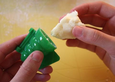 Kokosové stromčeky - úliky - recept postup 6