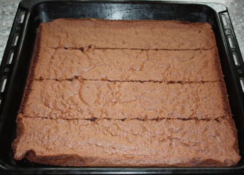 Fantastická čokoládovo - ovocná torta bez múky - recept postup 5