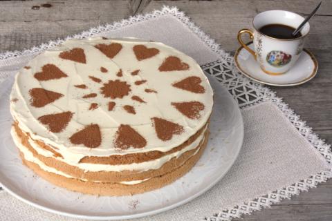 Tiramisu torta - recept postup 8