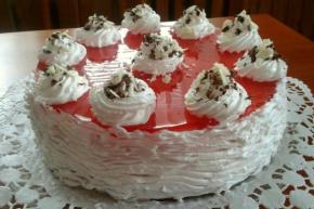 Svieža ovocná torta, recept, melisa