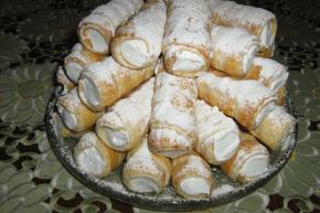 Plnené trubičky z lístkového cesta, recept, Irma