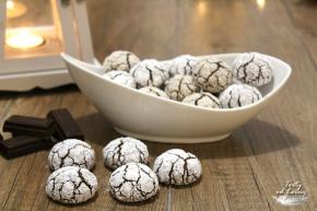 Chocolate crinkles, recept, Lorna