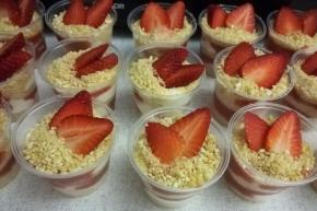  Jahodový pohárik, recept, sisi2425
