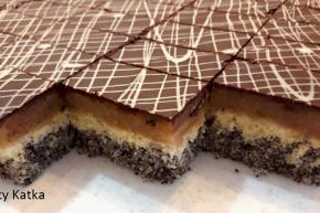 Obrátený jablkovo-makový koláč, recept, katarinalucanova