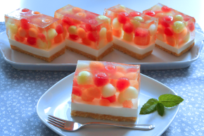 Letná melónová torta , recept, LiViera