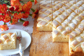 Rýchly a veľmi chutný tvarohový koláč, recept, LiViera