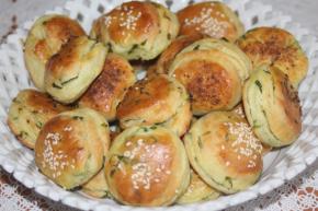 Prekladané pagáče s medvedím cesnakom, recept, melisa