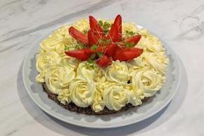 Makovo-višňová torta so smotanovým krémom, recept, babina 555