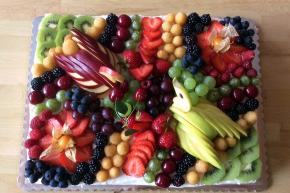 Svieža ovocná torta s tvarohom a kyslou smotanou, recept, Martuška 123