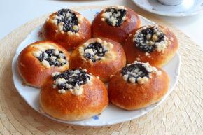 Moravské koláče plnené tvarohom a lekvárom, recept, LiViera