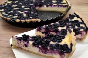 Linecký tvarohový koláč s čučoriedkami, recept, katarinalucanova