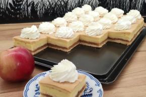 Jablčník s pudingom, recept, katarinalucanova