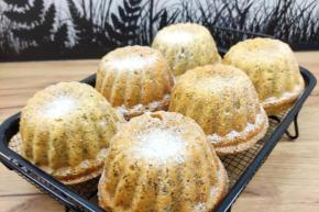 Minibábovky z makového jogurtu, recept, katarinalucanova